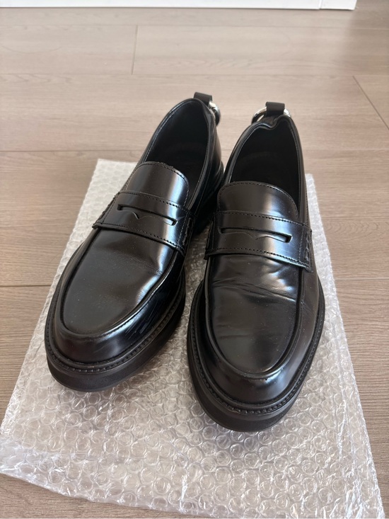 The Kooples Shoes - The Kooples Women’s Black Leather Penny Loafers